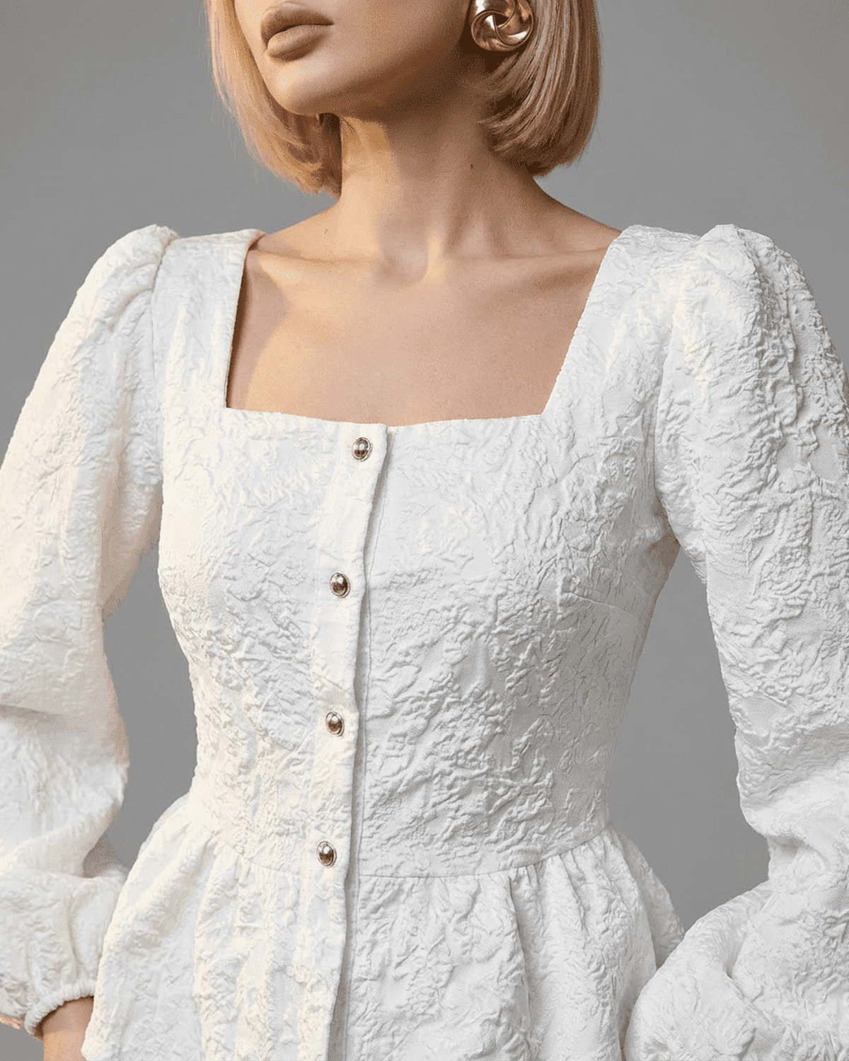 White Satin Blouse, front view | Ramblion | SKU: ICT-75268-white-L-7647,ICT-75268-white-M-5169,ICT-75268-white-S-3852,ICT-75268-white-XL-6685,ICT-75268-white-XS-7366
