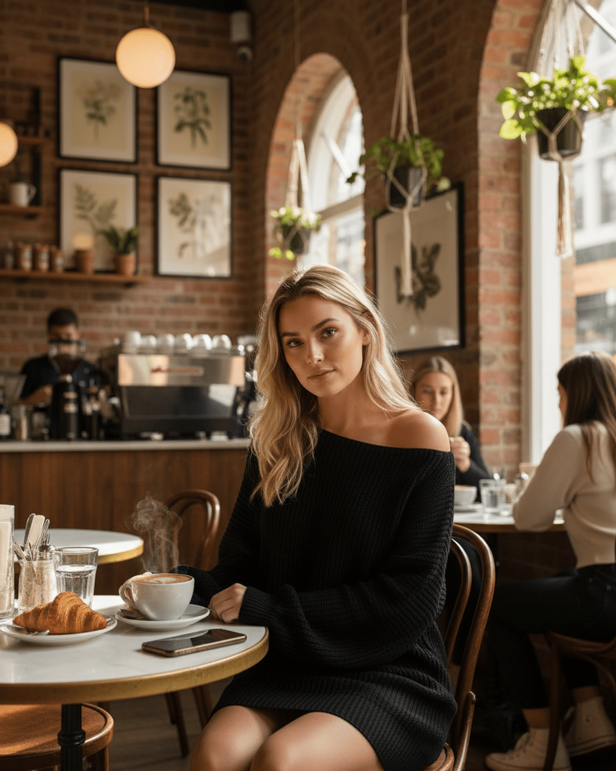 Black Cotton Bodycon Round Neck Long Sleeve Mini Dress | Formal Events & Brunch, lifestyle shot | Ramblion | SKU: NMD-824591763-black-L-2921,NMD-824591763-black-M-9497,NMD-824591763-black-S-9725,NMD-824591763-black-XL-7305,NMD-824591763-black-XS-7551