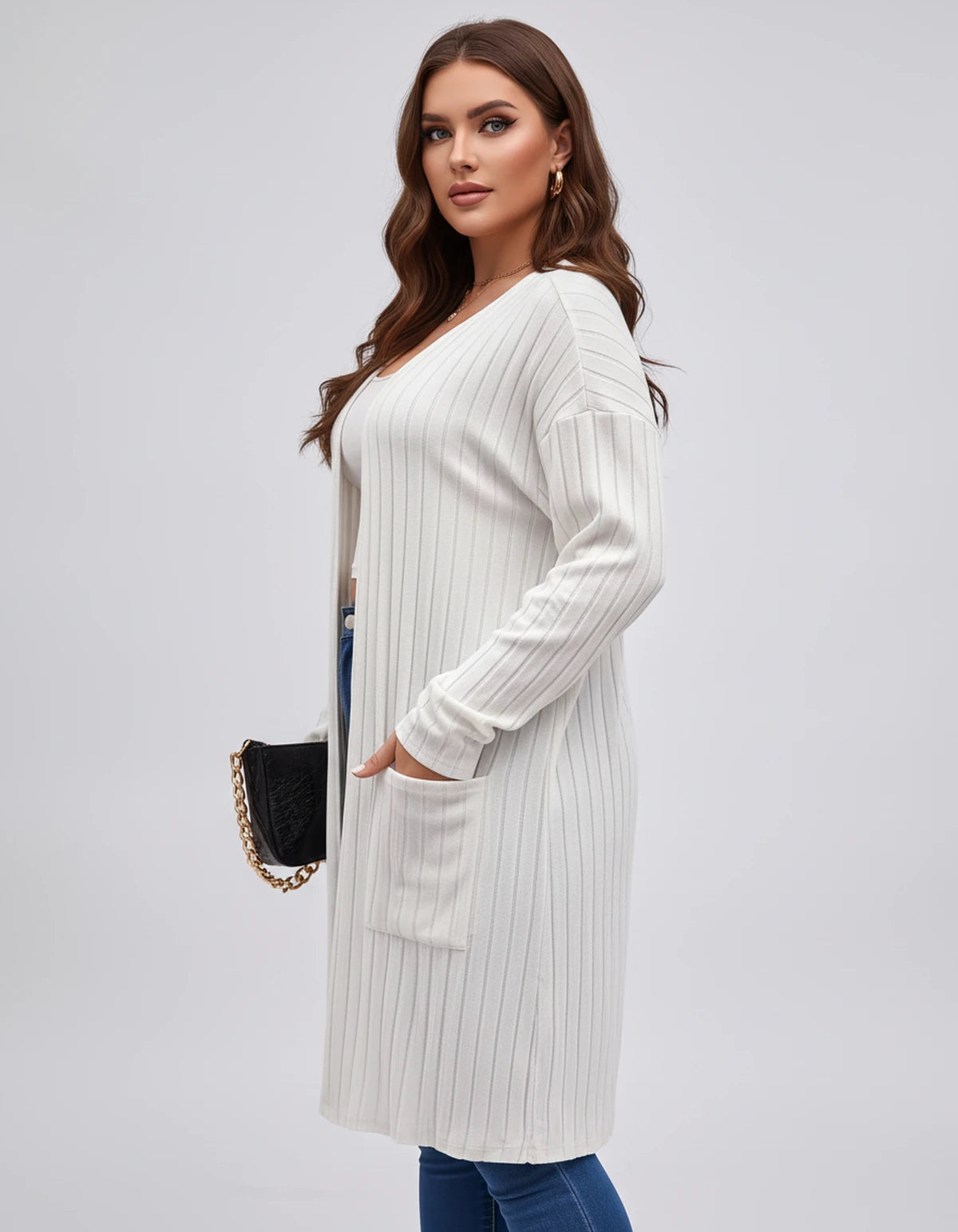 Alenya Sweaters — White | SKU: RB-0756d4-white-XS,RB-0756d4-white-S,RB-0756d4-white-M,RB-0756d4-white-L,RB-0756d4-white-XL,RB-0756d4-white-2XL