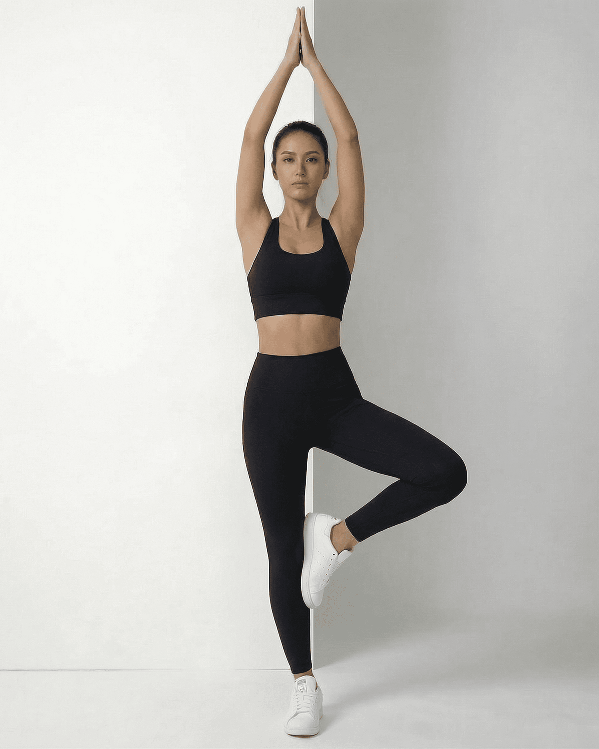Black Leggings, front view | Ramblion | SKU: IRB-69127-black-L-8871,IRB-69127-black-M-8953,IRB-69127-black-S-7799,IRB-69127-black-XL-5123,IRB-69127-black-XS-8170