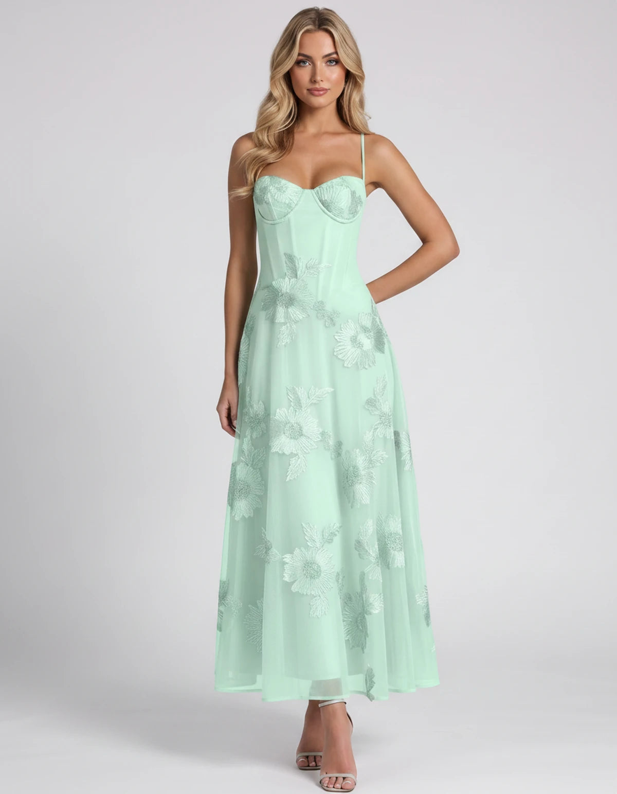 Coralie Midi Dresses — Sage | SKU: RB-fe4e1b-sage-2,RB-fe4e1b-sage-4,RB-fe4e1b-sage-6,RB-fe4e1b-sage-8,RB-fe4e1b-sage-10,RB-fe4e1b-sage-12,RB-fe4e1b-sage-14,RB-fe4e1b-sage-16,RB-fe4e1b-sage-16W,RB-fe4e1b-sage-18W,RB-fe4e1b-sage-20W,RB-fe4e1b-sage-22W