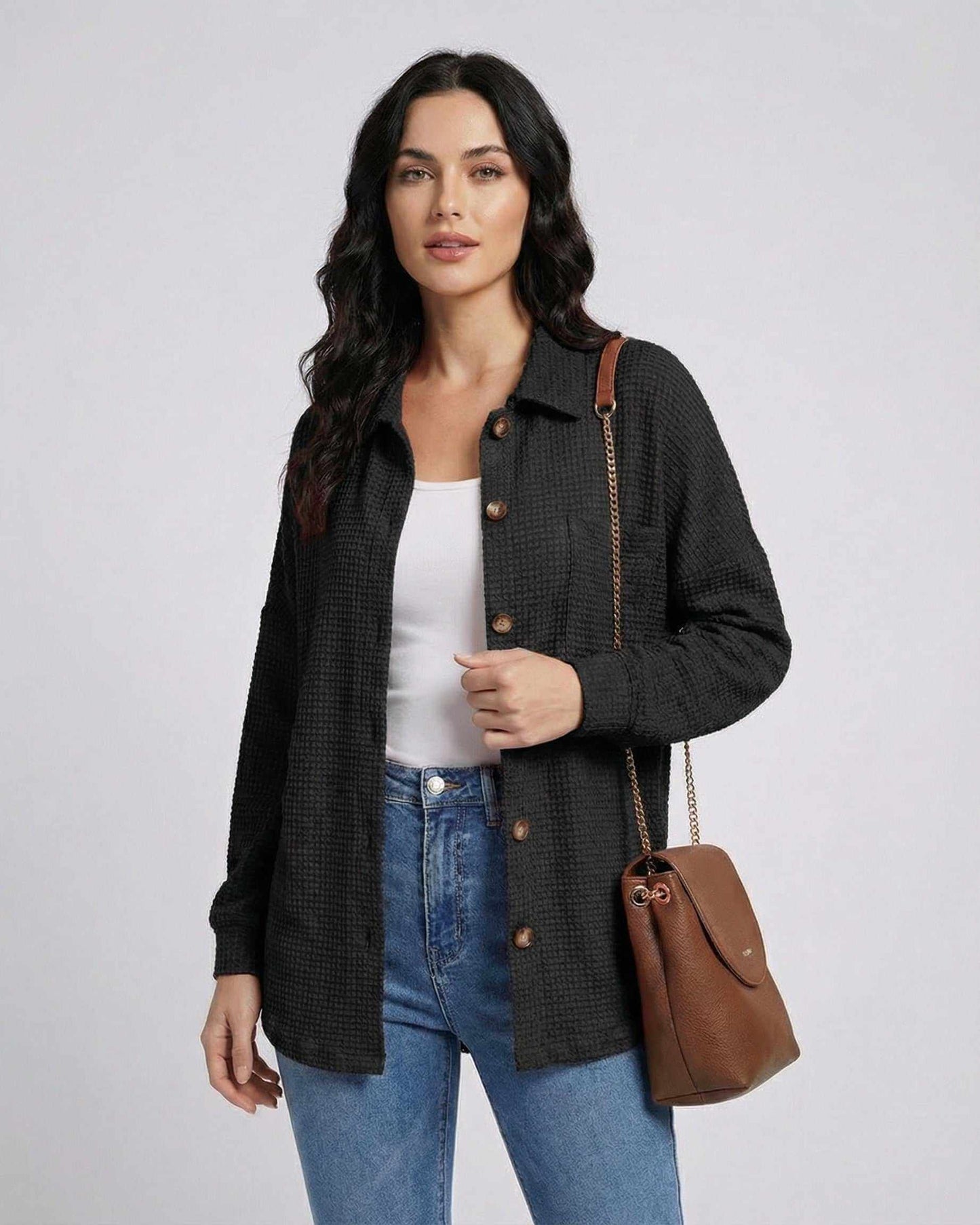Black Cotton Jacket, front view | Ramblion | SKU: MJ-91462-black-L-1445,MJ-91462-black-M-4540,MJ-91462-black-S-8332,MJ-91462-black-XL-7306,MJ-91462-black-XS-6286
