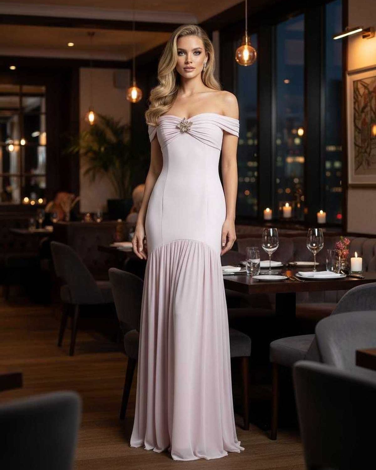 Pink Satin Bodycon Round Neck Sleeveless Maxi Dress | Formal Occasions, Party Nights & Wedding Season, lifestyle shot | Rambl | SKU: CMD-749385012-pink-L-8088,CMD-749385012-pink-M-1369,CMD-749385012-pink-S-7467,CMD-749385012-pink-XL-8214,CMD-749385012-pink-XS-3733