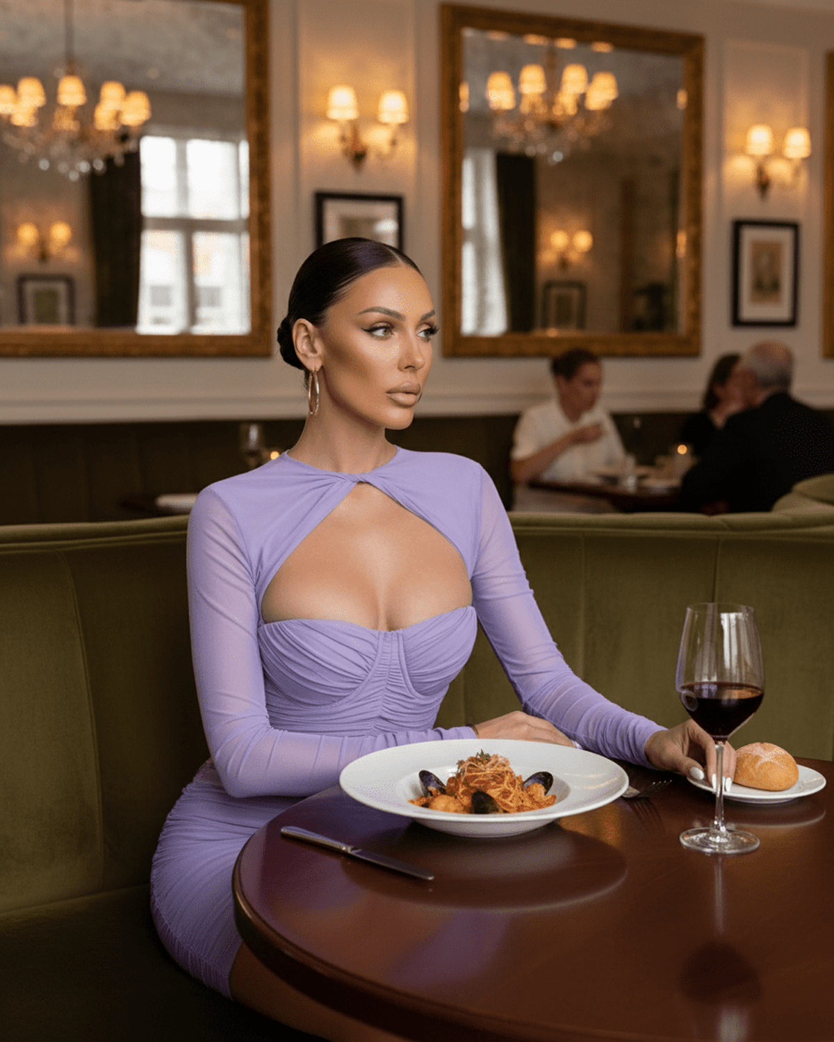 Lavender Satin Bodycon Sweetheart Sleeveless Mini Dress | Weddings, lifestyle shot | Ramblion | SKU: OMD-592847310-lavender-L-8897,OMD-592847310-lavender-M-7868,OMD-592847310-lavender-S-3888,OMD-592847310-lavender-XL-9601,OMD-592847310-lavender-XS-4192