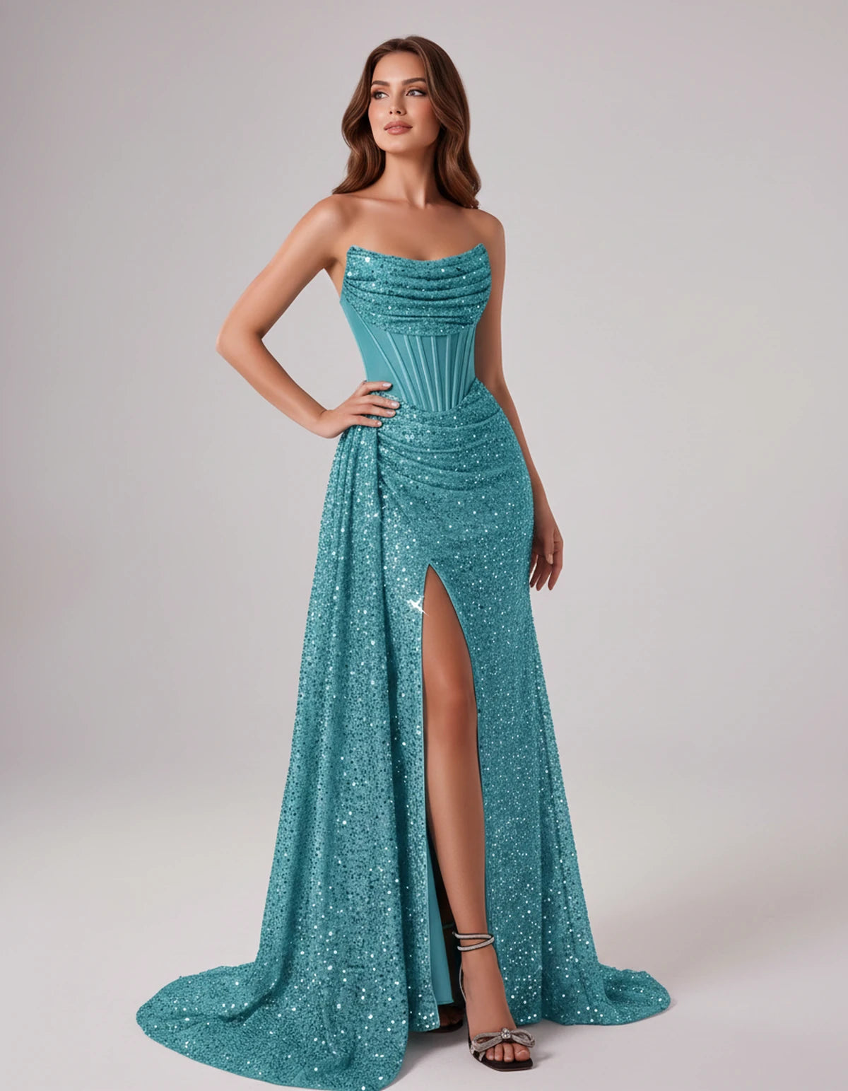 Maisonne Maxi Dresses — Blue | SKU: RB-c17685-blue-2,RB-c17685-blue-4,RB-c17685-blue-6,RB-c17685-blue-8,RB-c17685-blue-10,RB-c17685-blue-12,RB-c17685-blue-14,RB-c17685-blue-14W,RB-c17685-blue-16,RB-c17685-blue-16W,RB-c17685-blue-18W,RB-c17685-blue-20W