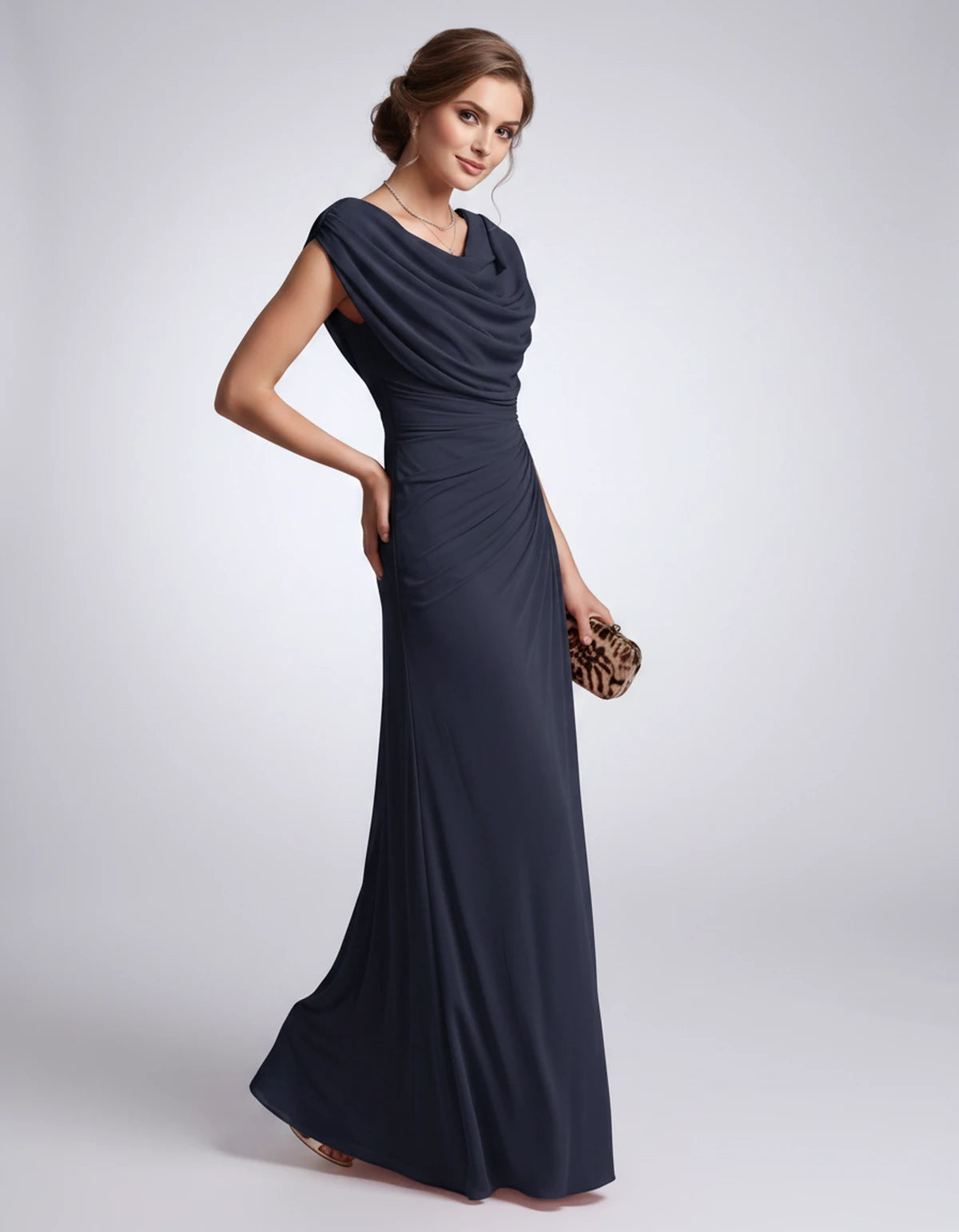 Nimuelle Midi Dresses — Navy Blue | SKU: RB-29d2b2-navyblue-XS,RB-29d2b2-navyblue-S,RB-29d2b2-navyblue-M,RB-29d2b2-navyblue-L,RB-29d2b2-navyblue-XL,RB-29d2b2-navyblue-2XL