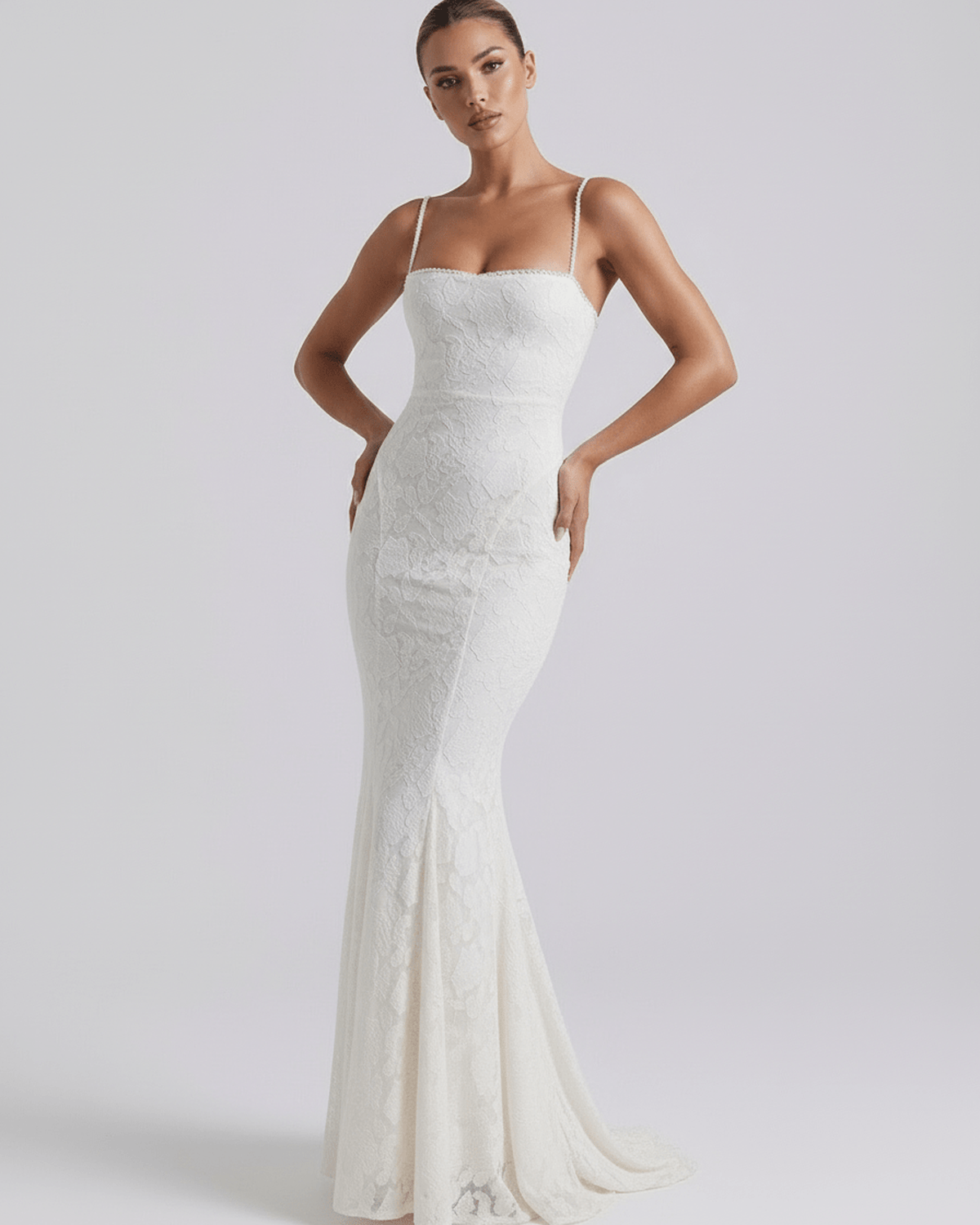 White Satin Bodycon Sweetheart Sleeveless Maxi Dress | Gala Nights & Party Nights, front view | Ramblion | SKU: CMD-482736195-white-L-5563,CMD-482736195-white-M-5187,CMD-482736195-white-S-8594,CMD-482736195-white-XL-3312,CMD-482736195-white-XS-2529