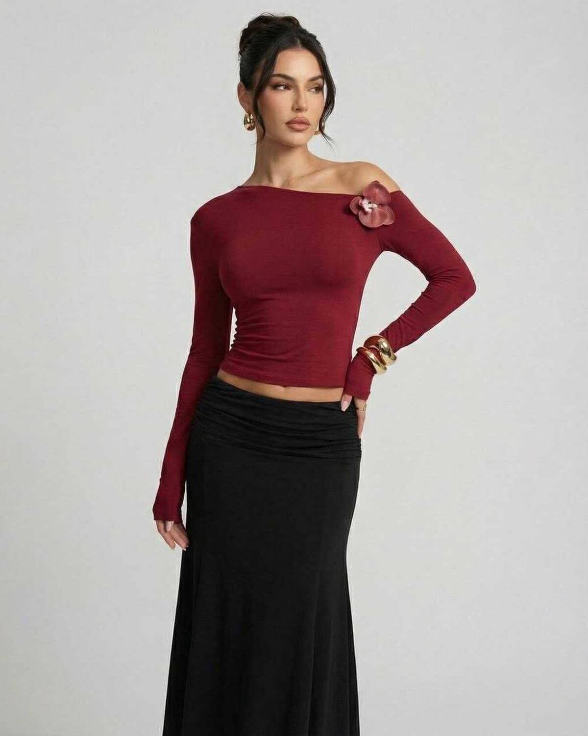 Red Pullover, front view | Ramblion | SKU: VP-48273-RED-L-7432,VP-48273-RED-M-2472,VP-48273-RED-S-2163,VP-48273-RED-XL-2204,VP-48273-RED-XS-6781