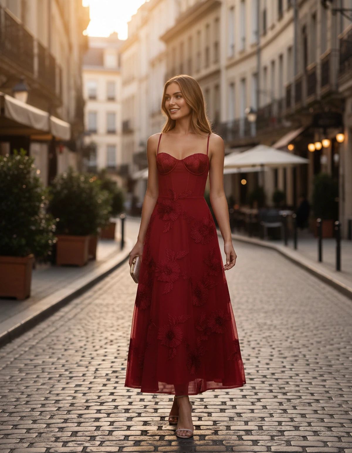 Verity Midi Dresses — Red | SKU: RB-563d85-red-2,RB-563d85-red-4,RB-563d85-red-6,RB-563d85-red-8,RB-563d85-red-10,RB-563d85-red-12,RB-563d85-red-14,RB-563d85-red-16,RB-563d85-red-16W,RB-563d85-red-18W,RB-563d85-red-20W,RB-563d85-red-22W