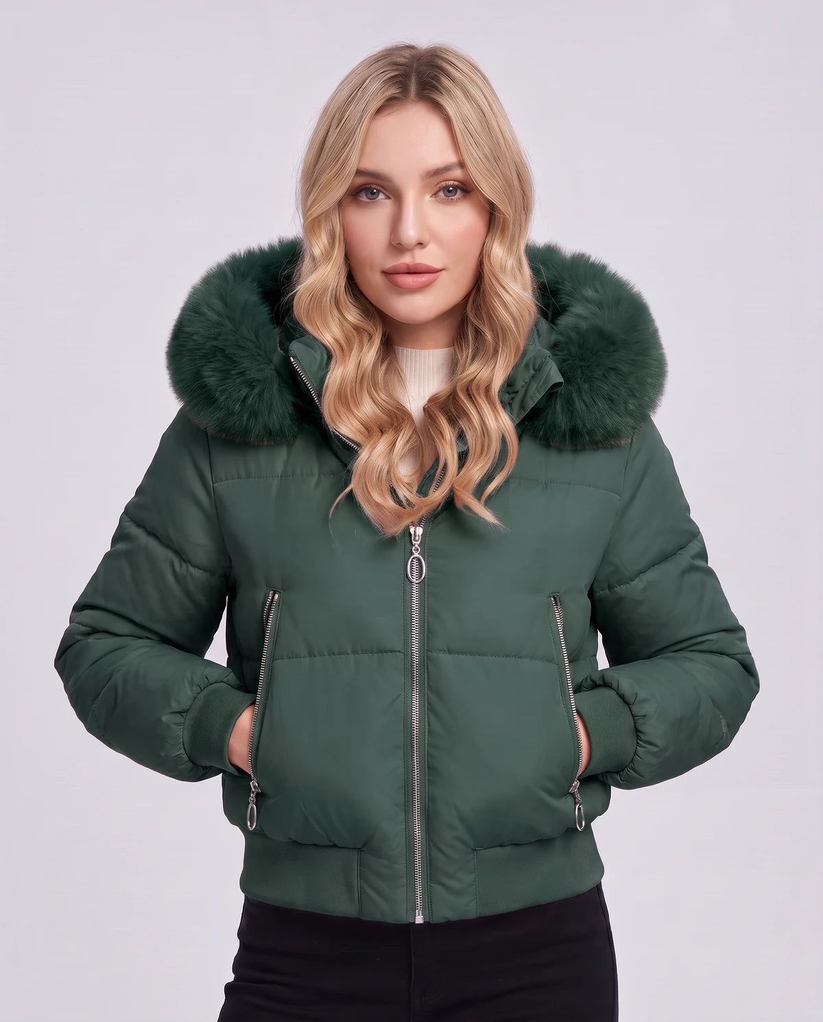 Vivienne Jackets — Green | SKU: RB-bc2950-green-XS,RB-bc2950-green-S,RB-bc2950-green-M,RB-bc2950-green-L,RB-bc2950-green-XL,RB-bc2950-green-2XL