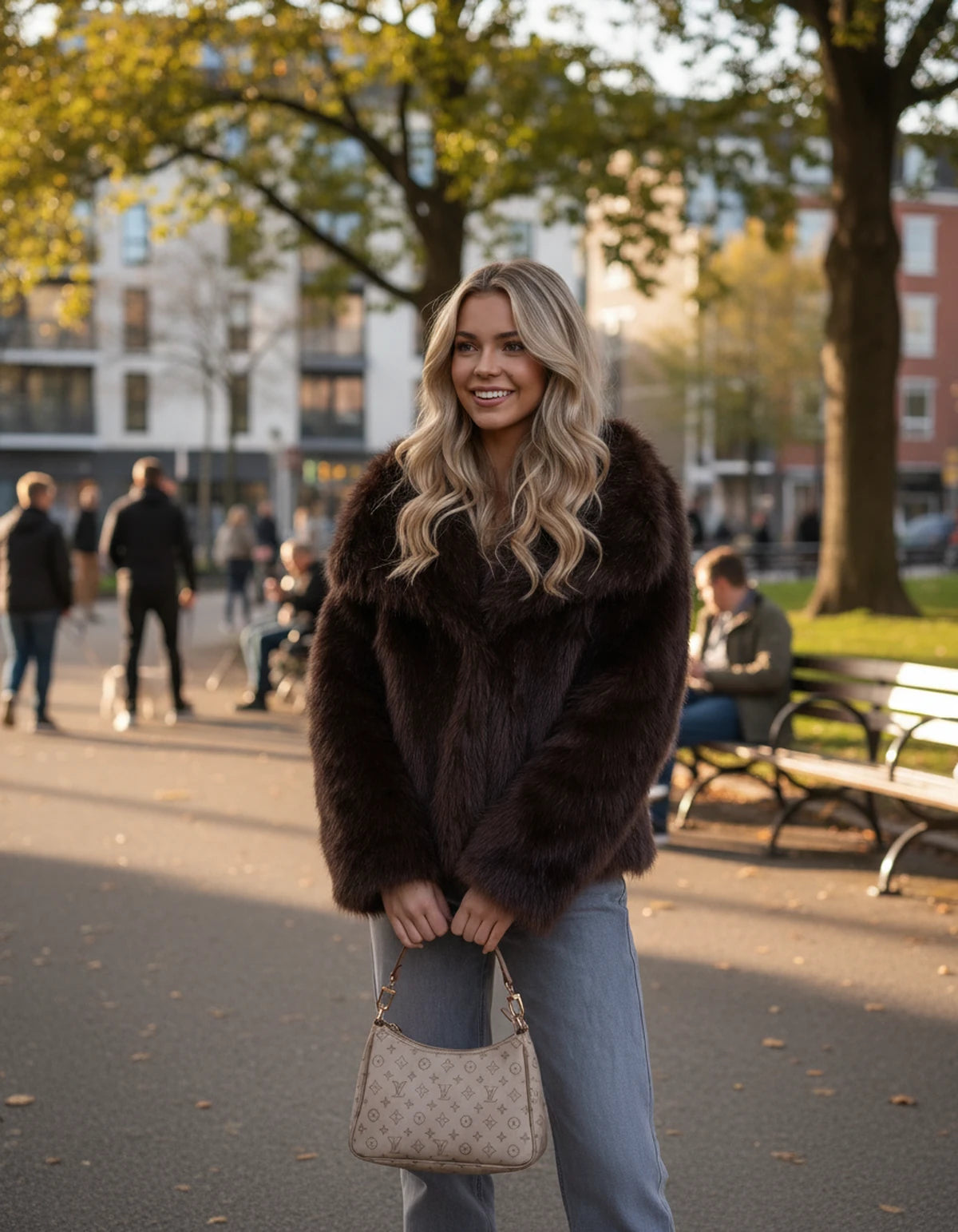 Yvaine Jackets — Brown | SKU: RB-b8c4f8-brown-XS,RB-b8c4f8-brown-S,RB-b8c4f8-brown-M,RB-b8c4f8-brown-L