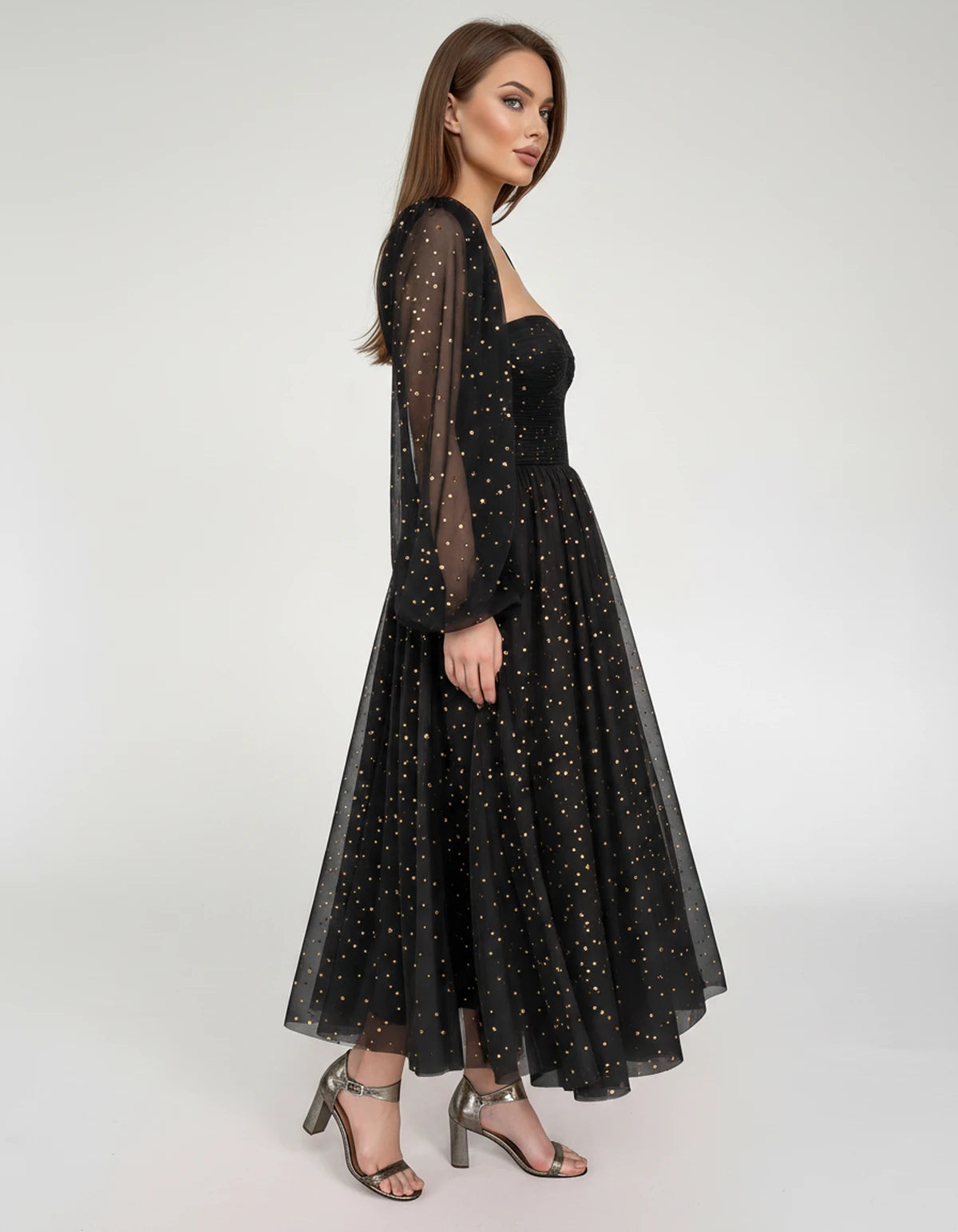 Adelaide Midi Dresses — 02-black Gold | SKU: RB-0d710f-02blacf2-2,RB-0d710f-02blacf2-4,RB-0d710f-02blacf2-6,RB-0d710f-02blacf2-8,RB-0d710f-02blacf2-10,RB-0d710f-02blacf2-12,RB-0d710f-02blacf2-14,RB-0d710f-02blacf2-16,RB-0d710f-02blacf2-16W,RB-0d710f-02blacf2-18W,RB-0d710f-02blacf2-20W,RB-0d710f-02blacf2-22W