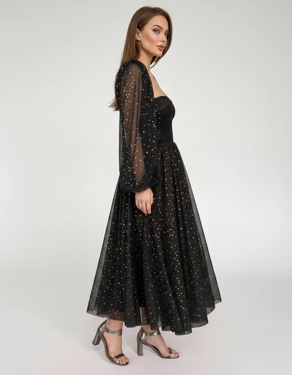 Adelaide Midi Dresses — 02-black Gold | SKU: RB-0d710f-02blacf2-2,RB-0d710f-02blacf2-4,RB-0d710f-02blacf2-6,RB-0d710f-02blacf2-8,RB-0d710f-02blacf2-10,RB-0d710f-02blacf2-12,RB-0d710f-02blacf2-14,RB-0d710f-02blacf2-16,RB-0d710f-02blacf2-16W,RB-0d710f-02blacf2-18W,RB-0d710f-02blacf2-20W,RB-0d710f-02blacf2-22W