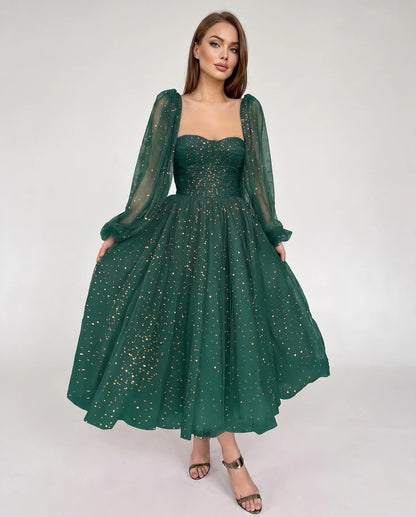Adelaide Midi Dresses — 02-hunter Green