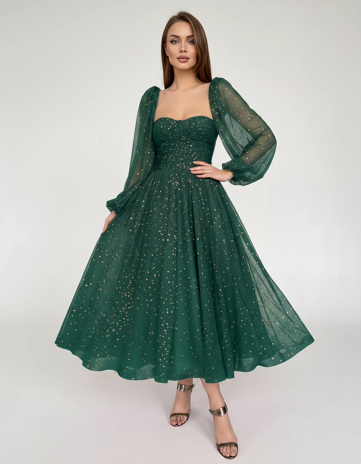 Adelaide Midi Dresses — 02-hunter Green | SKU: RB-0d710f-02hunte6-2,RB-0d710f-02hunte6-4,RB-0d710f-02hunte6-6,RB-0d710f-02hunte6-8,RB-0d710f-02hunte6-10,RB-0d710f-02hunte6-12,RB-0d710f-02hunte6-14,RB-0d710f-02hunte6-16,RB-0d710f-02hunte6-16W,RB-0d710f-02hunte6-18W,RB-0d710f-02hunte6-20W,RB-0d710f-02hunte6-22W