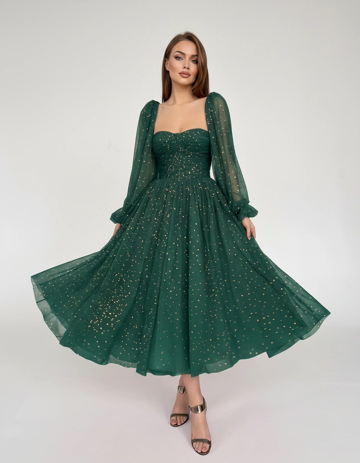 Adelaide Midi Dresses — 02-hunter Green | SKU: RB-0d710f-02hunte6-2,RB-0d710f-02hunte6-4,RB-0d710f-02hunte6-6,RB-0d710f-02hunte6-8,RB-0d710f-02hunte6-10,RB-0d710f-02hunte6-12,RB-0d710f-02hunte6-14,RB-0d710f-02hunte6-16,RB-0d710f-02hunte6-16W,RB-0d710f-02hunte6-18W,RB-0d710f-02hunte6-20W,RB-0d710f-02hunte6-22W