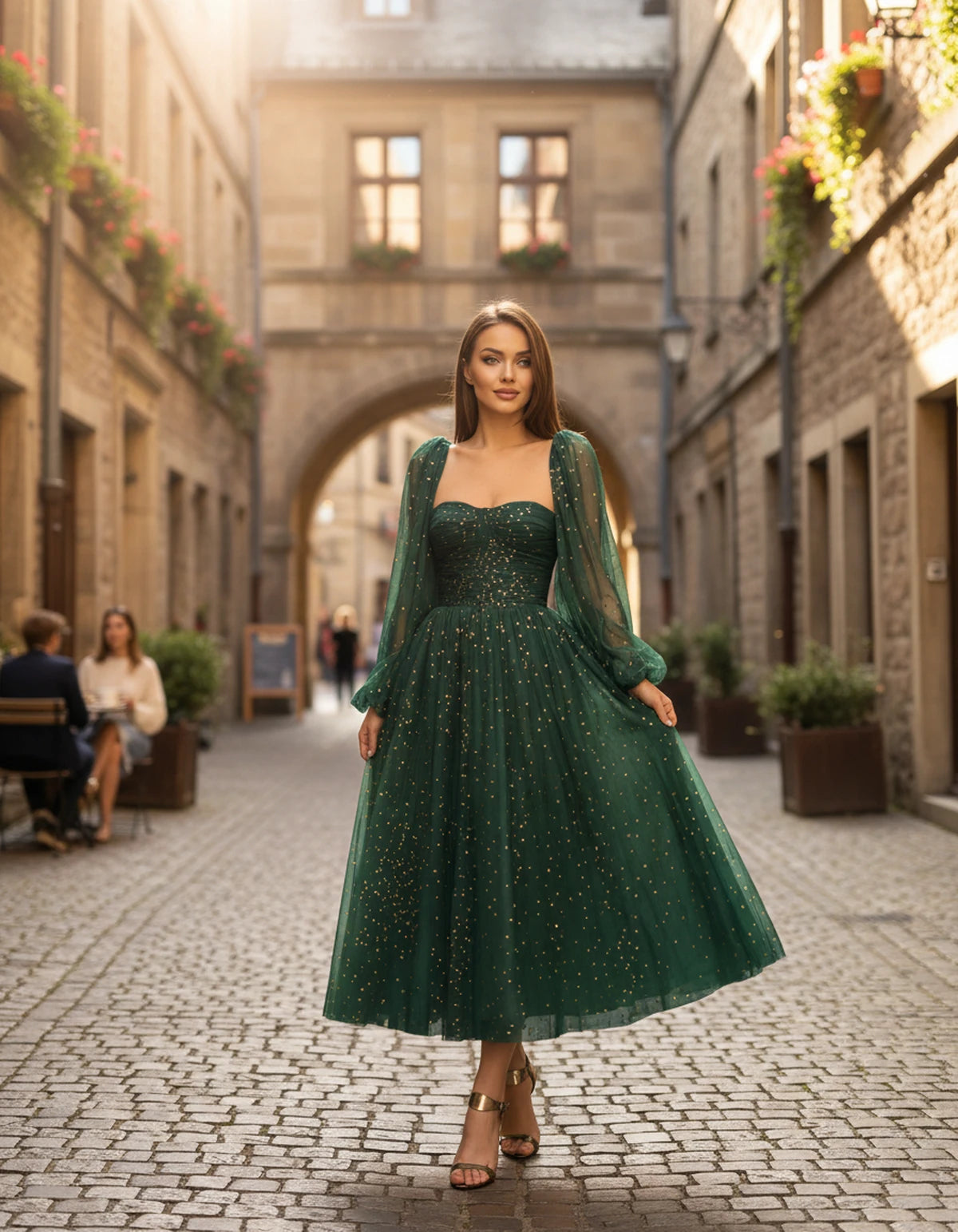 Adelaide Midi Dresses — 02-hunter Green | SKU: RB-0d710f-02hunte6-2,RB-0d710f-02hunte6-4,RB-0d710f-02hunte6-6,RB-0d710f-02hunte6-8,RB-0d710f-02hunte6-10,RB-0d710f-02hunte6-12,RB-0d710f-02hunte6-14,RB-0d710f-02hunte6-16,RB-0d710f-02hunte6-16W,RB-0d710f-02hunte6-18W,RB-0d710f-02hunte6-20W,RB-0d710f-02hunte6-22W
