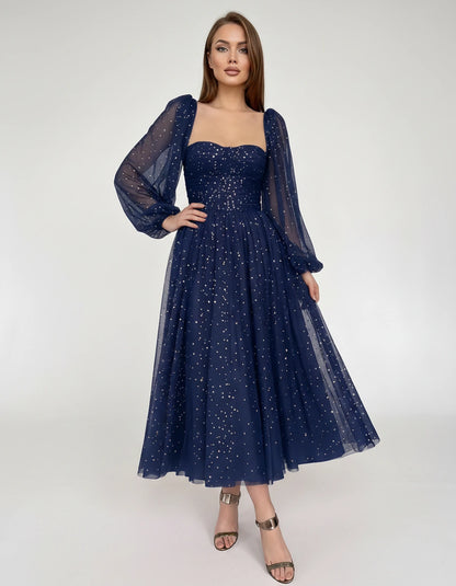 Adelaide Midi Dresses — 02-navy Blue | SKU: RB-0d710f-02navyca-2,RB-0d710f-02navyca-4,RB-0d710f-02navyca-6,RB-0d710f-02navyca-8,RB-0d710f-02navyca-10,RB-0d710f-02navyca-12,RB-0d710f-02navyca-14,RB-0d710f-02navyca-16,RB-0d710f-02navyca-16W,RB-0d710f-02navyca-18W,RB-0d710f-02navyca-20W,RB-0d710f-02navyca-22W