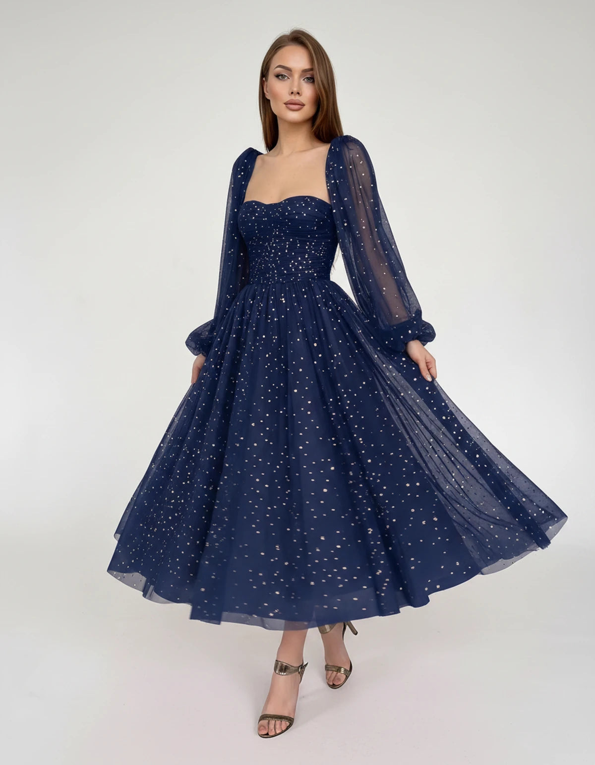 Adelaide Midi Dresses — 02-navy Blue | SKU: RB-0d710f-02navyca-2,RB-0d710f-02navyca-4,RB-0d710f-02navyca-6,RB-0d710f-02navyca-8,RB-0d710f-02navyca-10,RB-0d710f-02navyca-12,RB-0d710f-02navyca-14,RB-0d710f-02navyca-16,RB-0d710f-02navyca-16W,RB-0d710f-02navyca-18W,RB-0d710f-02navyca-20W,RB-0d710f-02navyca-22W
