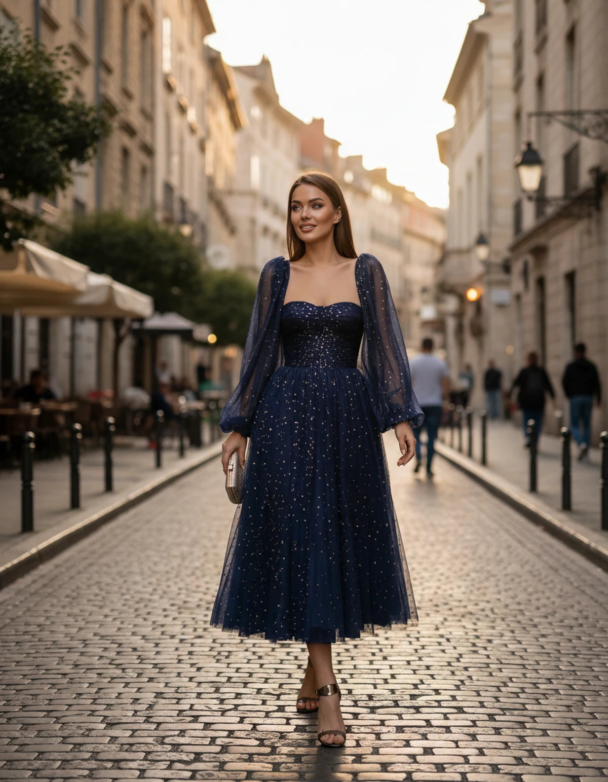 Adelaide Midi Dresses — 02-navy Blue | SKU: RB-0d710f-02navyca-2,RB-0d710f-02navyca-4,RB-0d710f-02navyca-6,RB-0d710f-02navyca-8,RB-0d710f-02navyca-10,RB-0d710f-02navyca-12,RB-0d710f-02navyca-14,RB-0d710f-02navyca-16,RB-0d710f-02navyca-16W,RB-0d710f-02navyca-18W,RB-0d710f-02navyca-20W,RB-0d710f-02navyca-22W