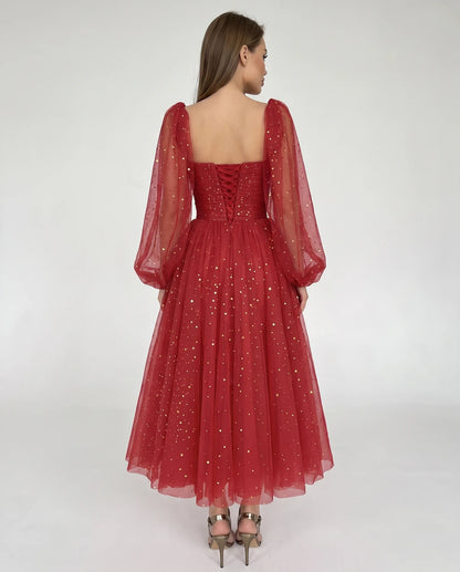 Adelaide Midi Dresses — 02-red | SKU: RB-0d710f-02red-2,RB-0d710f-02red-4,RB-0d710f-02red-6,RB-0d710f-02red-8,RB-0d710f-02red-10,RB-0d710f-02red-12,RB-0d710f-02red-14,RB-0d710f-02red-16,RB-0d710f-02red-16W,RB-0d710f-02red-18W,RB-0d710f-02red-20W,RB-0d710f-02red-22W