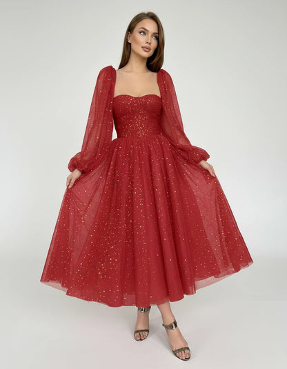 Adelaide Midi Dresses — 02-red | SKU: RB-0d710f-02red-2,RB-0d710f-02red-4,RB-0d710f-02red-6,RB-0d710f-02red-8,RB-0d710f-02red-10,RB-0d710f-02red-12,RB-0d710f-02red-14,RB-0d710f-02red-16,RB-0d710f-02red-16W,RB-0d710f-02red-18W,RB-0d710f-02red-20W,RB-0d710f-02red-22W