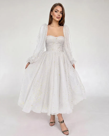Adelaide Midi Dresses — 02-white