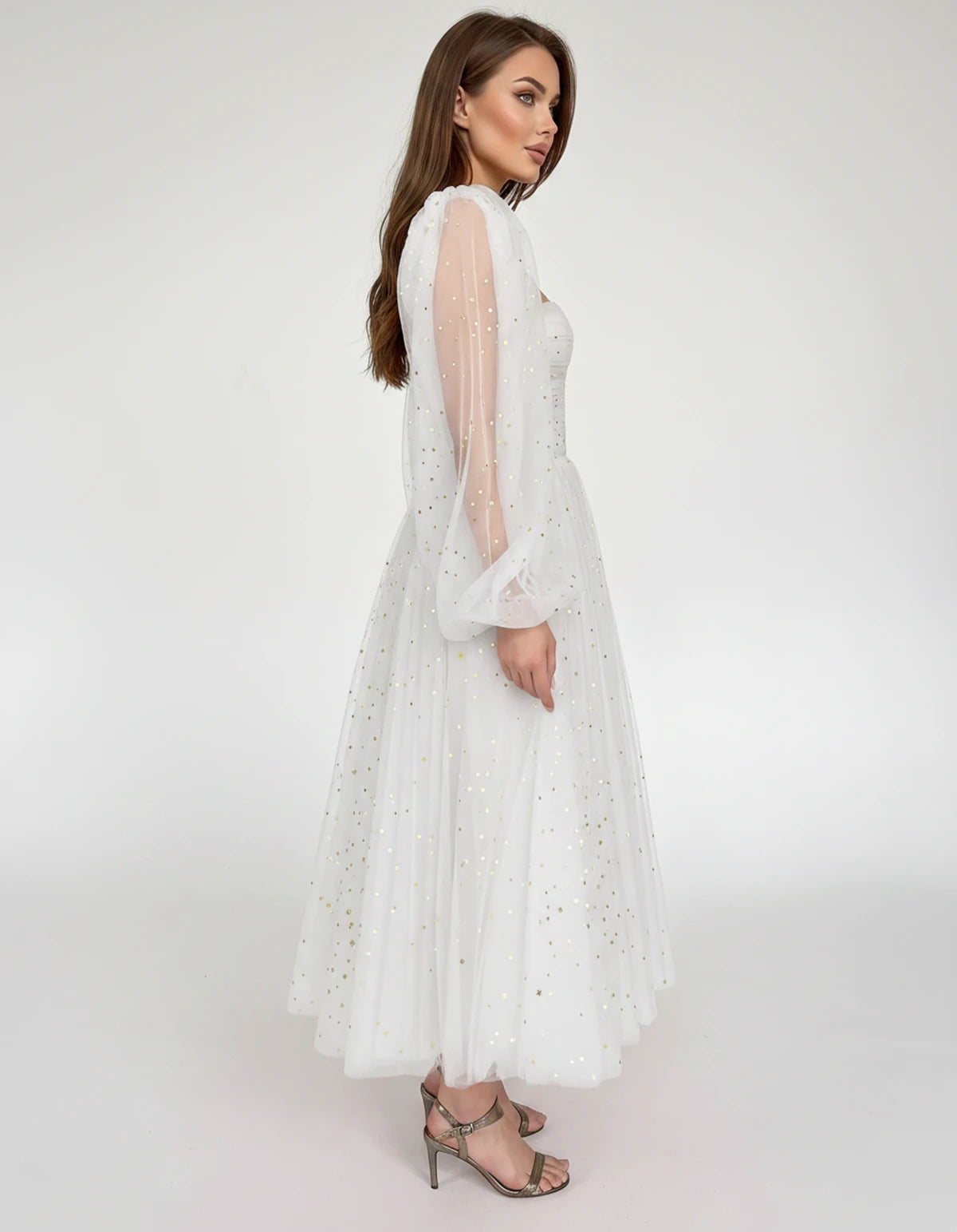 Adelaide Midi Dresses — 02-white | SKU: RB-0d710f-02white-2,RB-0d710f-02white-4,RB-0d710f-02white-6,RB-0d710f-02white-8,RB-0d710f-02white-10,RB-0d710f-02white-12,RB-0d710f-02white-14,RB-0d710f-02white-16,RB-0d710f-02white-16W,RB-0d710f-02white-18W,RB-0d710f-02white-20W,RB-0d710f-02white-22W