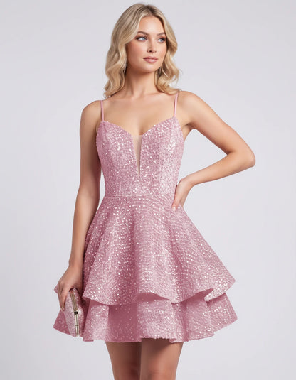 Adriana Mini Dresses — Pink | SKU: RB-fbcf41-pink-2,RB-fbcf41-pink-4,RB-fbcf41-pink-6,RB-fbcf41-pink-8,RB-fbcf41-pink-10,RB-fbcf41-pink-12,RB-fbcf41-pink-14,RB-fbcf41-pink-16,RB-fbcf41-pink-16W,RB-fbcf41-pink-18W,RB-fbcf41-pink-20W,RB-fbcf41-pink-22W
