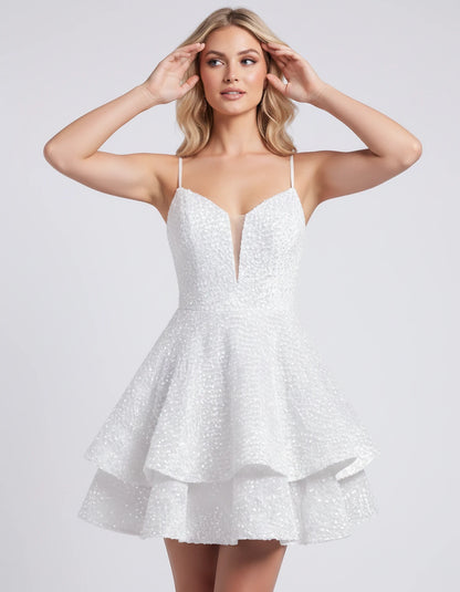 Adriana Mini Dresses — White | SKU: RB-fbcf41-white-2,RB-fbcf41-white-4,RB-fbcf41-white-6,RB-fbcf41-white-8,RB-fbcf41-white-10,RB-fbcf41-white-12,RB-fbcf41-white-14,RB-fbcf41-white-16,RB-fbcf41-white-16W,RB-fbcf41-white-18W,RB-fbcf41-white-20W,RB-fbcf41-white-22W