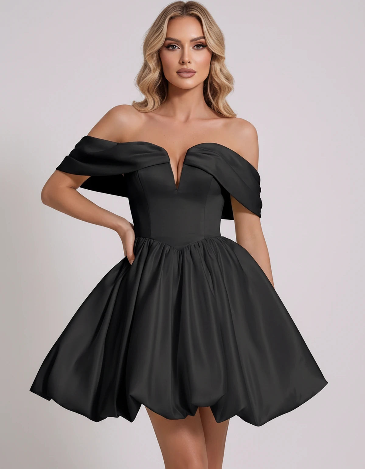 Alcyone Mini Dresses — Black | SKU: RB-0af8b3-black-2,RB-0af8b3-black-4,RB-0af8b3-black-6,RB-0af8b3-black-8,RB-0af8b3-black-10,RB-0af8b3-black-12,RB-0af8b3-black-14,RB-0af8b3-black-16,RB-0af8b3-black-16W,RB-0af8b3-black-18W,RB-0af8b3-black-20W,RB-0af8b3-black-22W