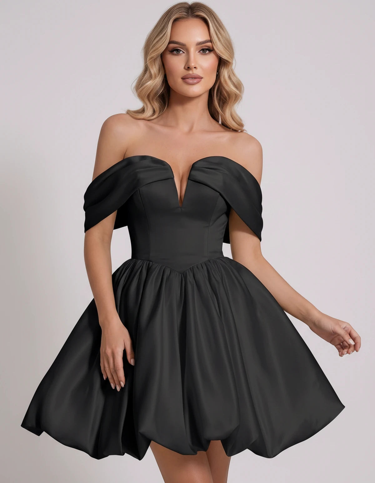 Alcyone Mini Dresses — Black | SKU: RB-0af8b3-black-2,RB-0af8b3-black-4,RB-0af8b3-black-6,RB-0af8b3-black-8,RB-0af8b3-black-10,RB-0af8b3-black-12,RB-0af8b3-black-14,RB-0af8b3-black-16,RB-0af8b3-black-16W,RB-0af8b3-black-18W,RB-0af8b3-black-20W,RB-0af8b3-black-22W