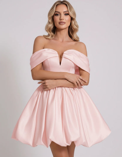 Alcyone Mini Dresses — Pink | SKU: RB-0af8b3-pink-2,RB-0af8b3-pink-4,RB-0af8b3-pink-6,RB-0af8b3-pink-8,RB-0af8b3-pink-10,RB-0af8b3-pink-12,RB-0af8b3-pink-14,RB-0af8b3-pink-16,RB-0af8b3-pink-16W,RB-0af8b3-pink-18W,RB-0af8b3-pink-20W,RB-0af8b3-pink-22W