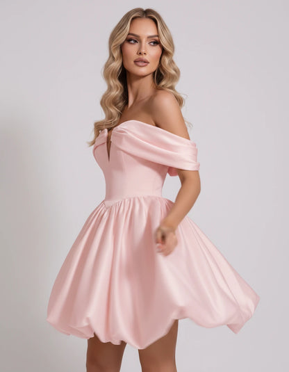 Alcyone Mini Dresses — Pink | SKU: RB-0af8b3-pink-2,RB-0af8b3-pink-4,RB-0af8b3-pink-6,RB-0af8b3-pink-8,RB-0af8b3-pink-10,RB-0af8b3-pink-12,RB-0af8b3-pink-14,RB-0af8b3-pink-16,RB-0af8b3-pink-16W,RB-0af8b3-pink-18W,RB-0af8b3-pink-20W,RB-0af8b3-pink-22W