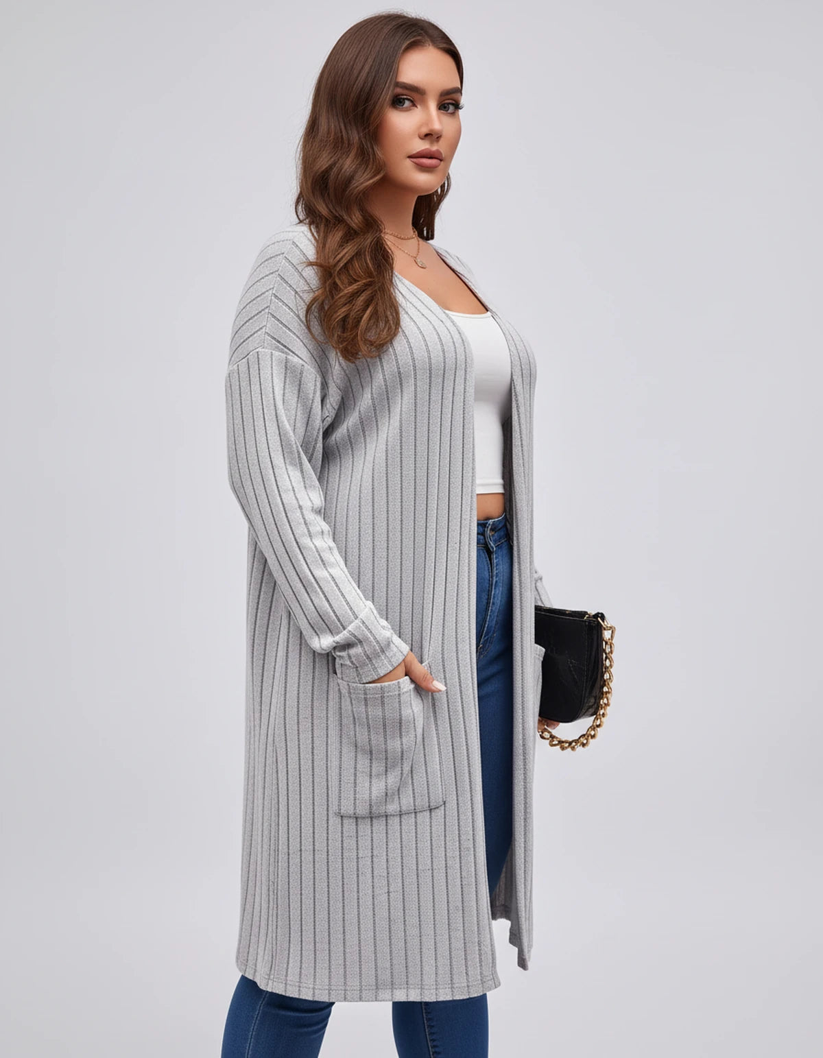 Alenya Sweaters — Gray | SKU: RB-0756d4-gray-XS,RB-0756d4-gray-S,RB-0756d4-gray-M,RB-0756d4-gray-L,RB-0756d4-gray-XL,RB-0756d4-gray-2XL