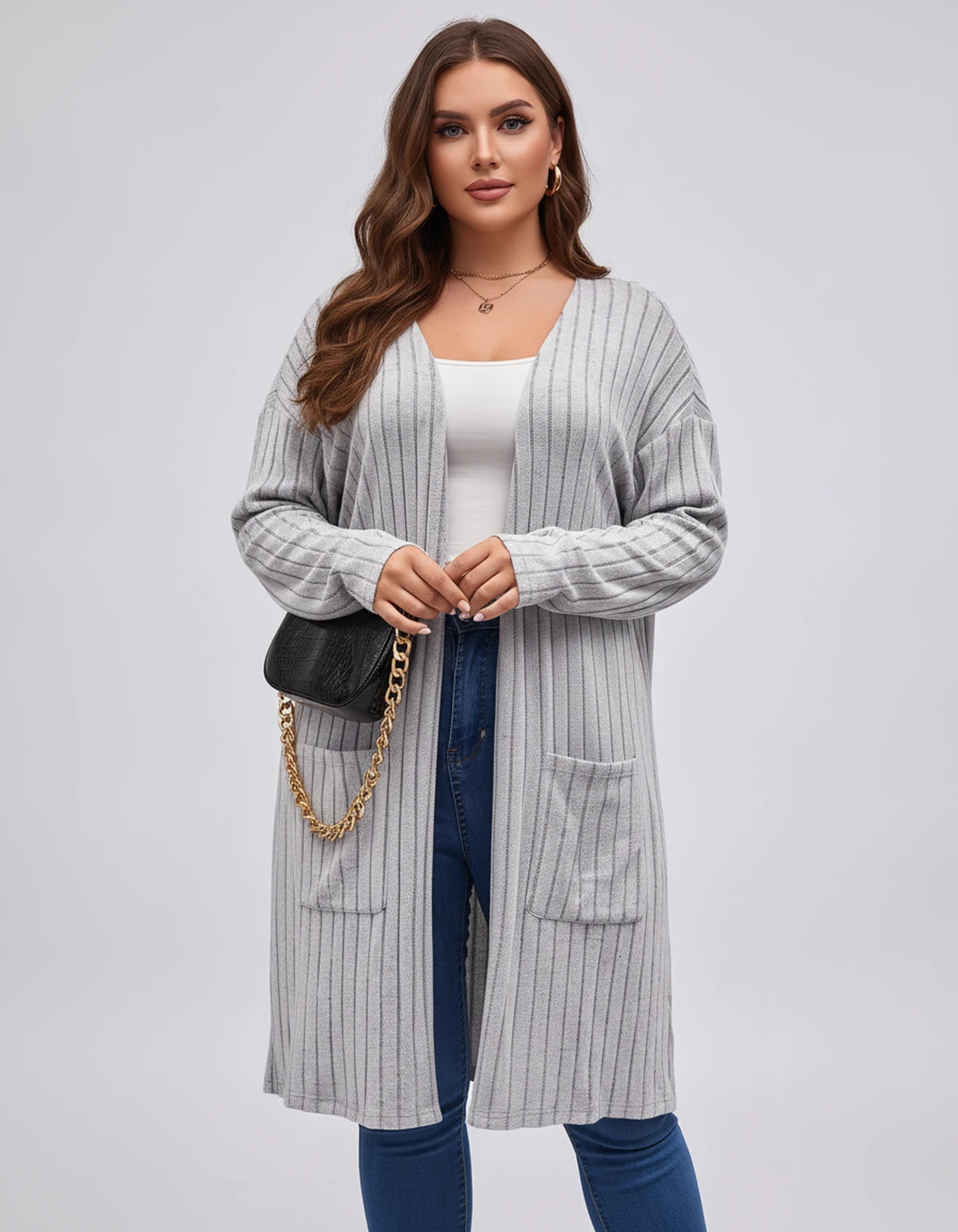 Alenya Sweaters — Gray | SKU: RB-0756d4-gray-XS,RB-0756d4-gray-S,RB-0756d4-gray-M,RB-0756d4-gray-L,RB-0756d4-gray-XL,RB-0756d4-gray-2XL