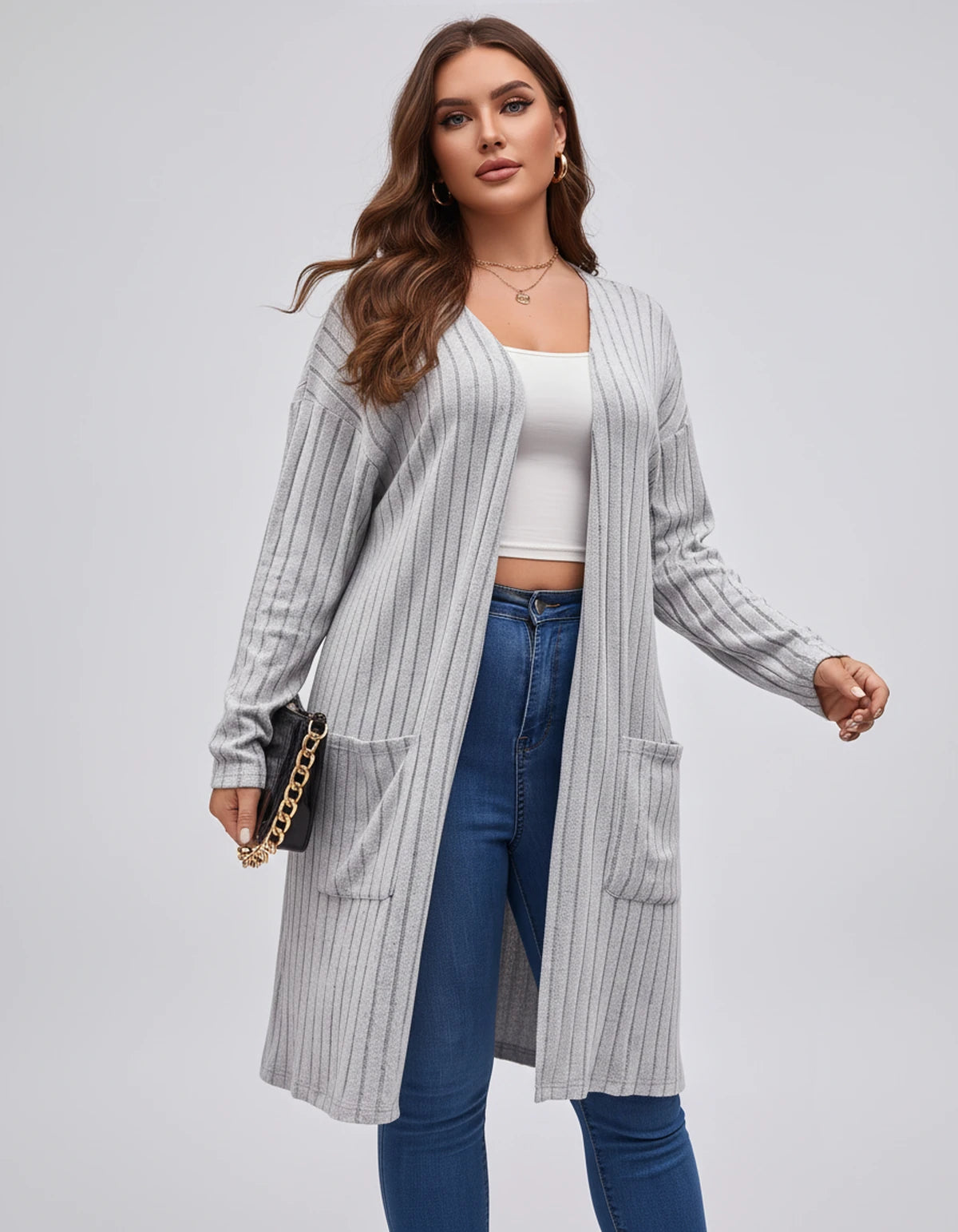 Alenya Sweaters — Gray | SKU: RB-0756d4-gray-XS,RB-0756d4-gray-S,RB-0756d4-gray-M,RB-0756d4-gray-L,RB-0756d4-gray-XL,RB-0756d4-gray-2XL