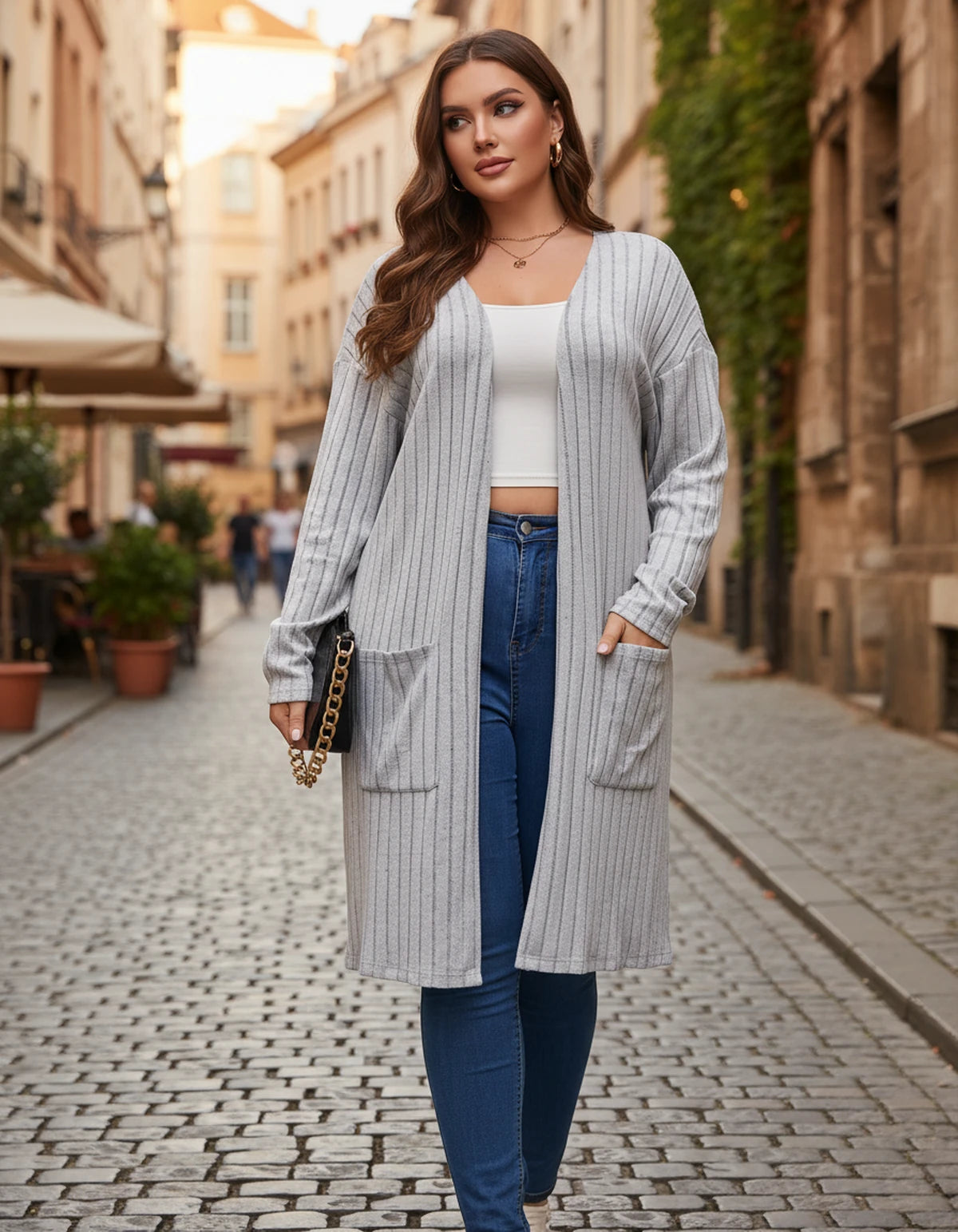 Alenya Sweaters — Gray | SKU: RB-0756d4-gray-XS,RB-0756d4-gray-S,RB-0756d4-gray-M,RB-0756d4-gray-L,RB-0756d4-gray-XL,RB-0756d4-gray-2XL
