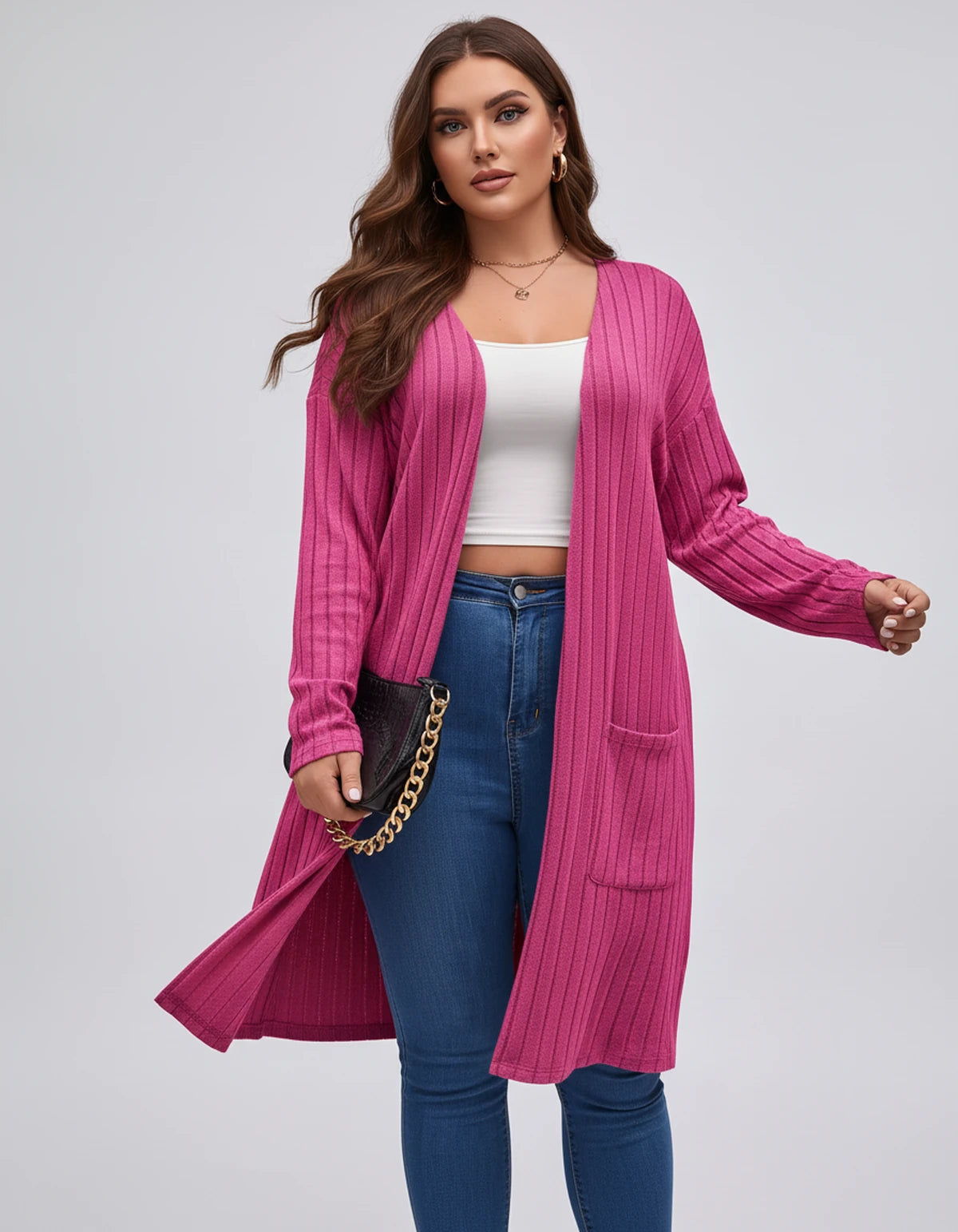 Alenya Sweaters — Magenta | SKU: RB-0756d4-magenta-XS,RB-0756d4-magenta-S,RB-0756d4-magenta-M,RB-0756d4-magenta-L,RB-0756d4-magenta-XL,RB-0756d4-magenta-2XL