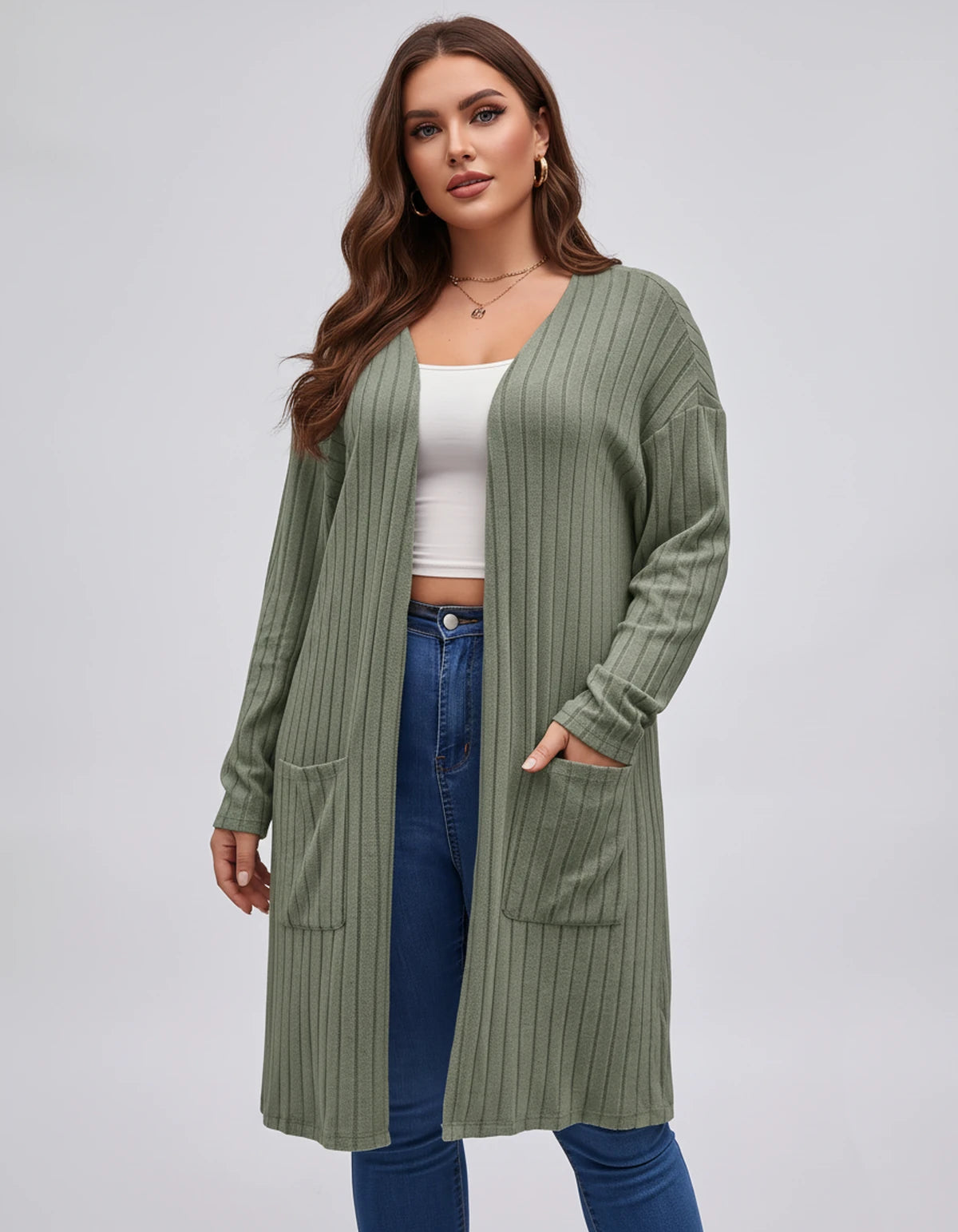 Alenya Sweaters — Military green | SKU: RB-0756d4-milita61-XS,RB-0756d4-milita61-S,RB-0756d4-milita61-M,RB-0756d4-milita61-L,RB-0756d4-milita61-XL,RB-0756d4-milita61-2XL