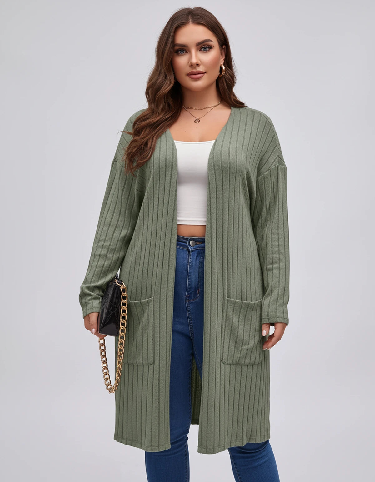 Alenya Sweaters — Military green | SKU: RB-0756d4-milita61-XS,RB-0756d4-milita61-S,RB-0756d4-milita61-M,RB-0756d4-milita61-L,RB-0756d4-milita61-XL,RB-0756d4-milita61-2XL