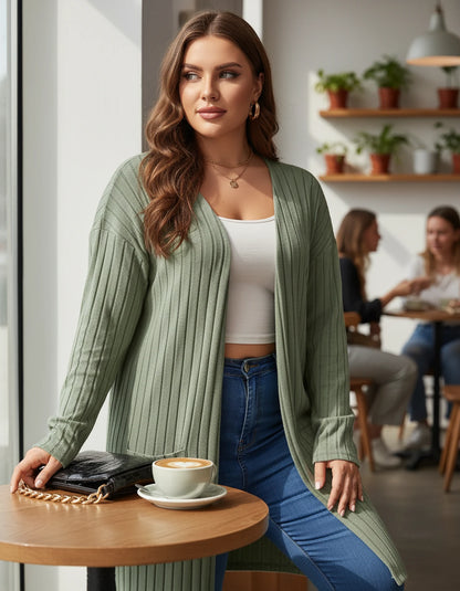 Alenya Sweaters — Military green | SKU: RB-0756d4-milita61-XS,RB-0756d4-milita61-S,RB-0756d4-milita61-M,RB-0756d4-milita61-L,RB-0756d4-milita61-XL,RB-0756d4-milita61-2XL