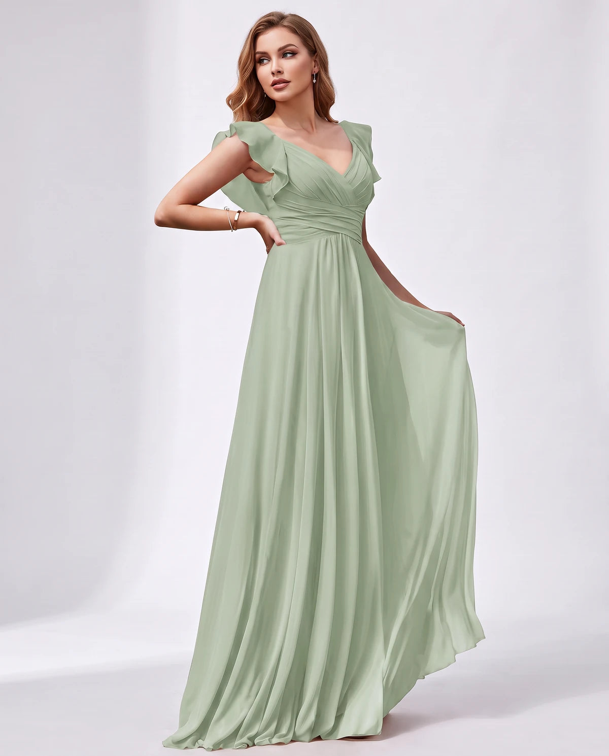 Alessia Maxi Dresses — Sage