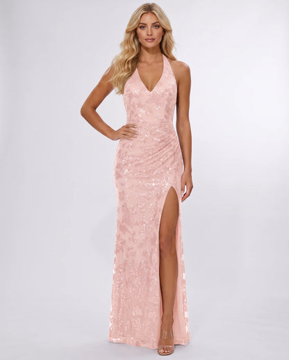 Allegra Maxi Dresses — Blush