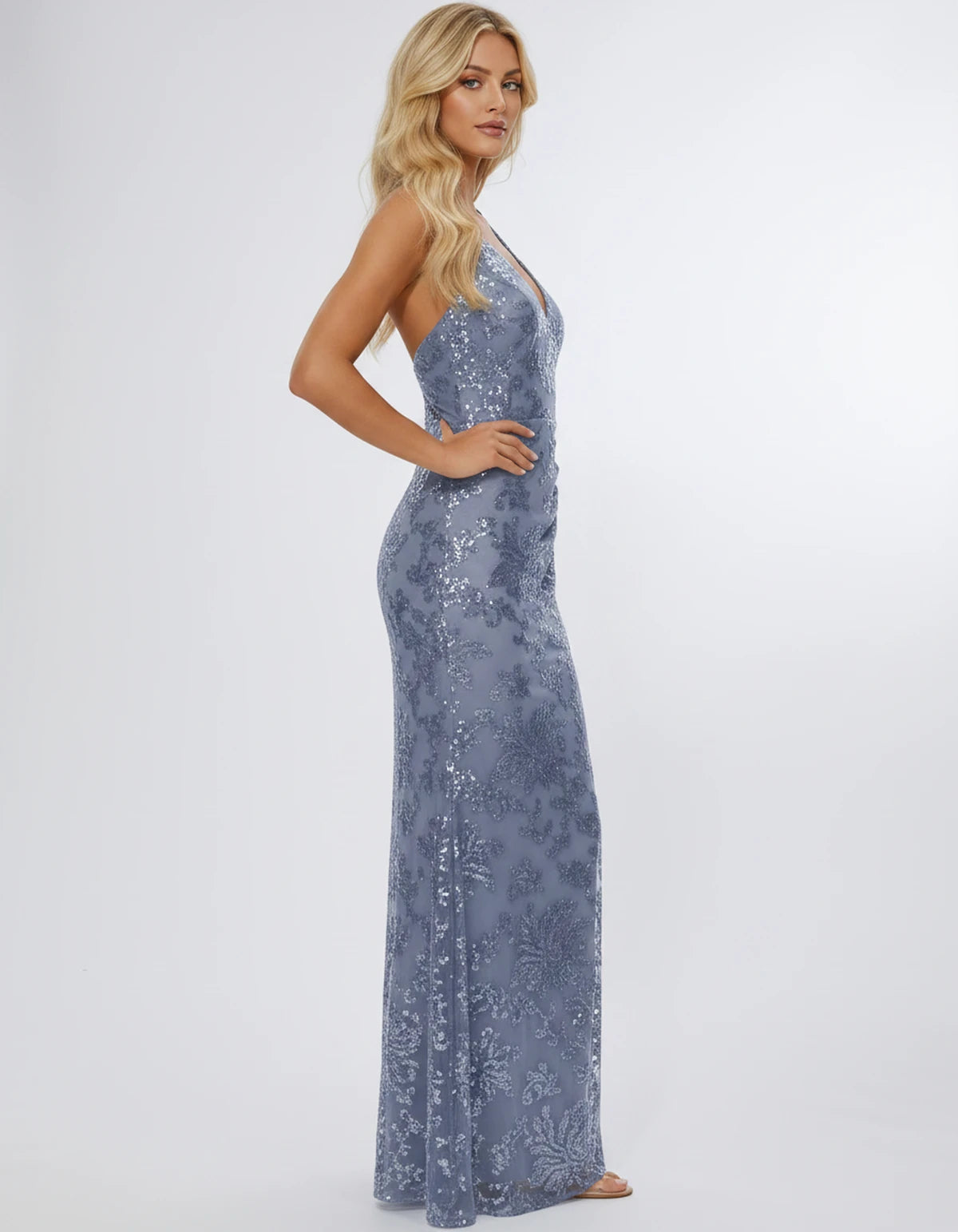 Allegra Maxi Dresses — Dusty Blue | SKU: RB-62926d-dustyb76-2,RB-62926d-dustyb76-4,RB-62926d-dustyb76-6,RB-62926d-dustyb76-8,RB-62926d-dustyb76-10,RB-62926d-dustyb76-12,RB-62926d-dustyb76-14,RB-62926d-dustyb76-16,RB-62926d-dustyb76-16W,RB-62926d-dustyb76-18W,RB-62926d-dustyb76-20W,RB-62926d-dustyb76-22W