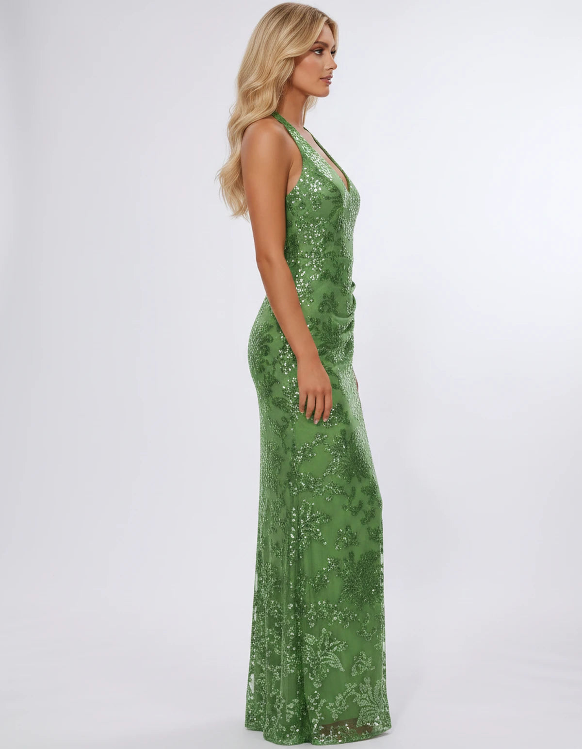 Allegra Maxi Dresses — Green | SKU: RB-62926d-green-2,RB-62926d-green-4,RB-62926d-green-6,RB-62926d-green-8,RB-62926d-green-10,RB-62926d-green-12,RB-62926d-green-14,RB-62926d-green-16,RB-62926d-green-16W,RB-62926d-green-18W,RB-62926d-green-20W,RB-62926d-green-22W