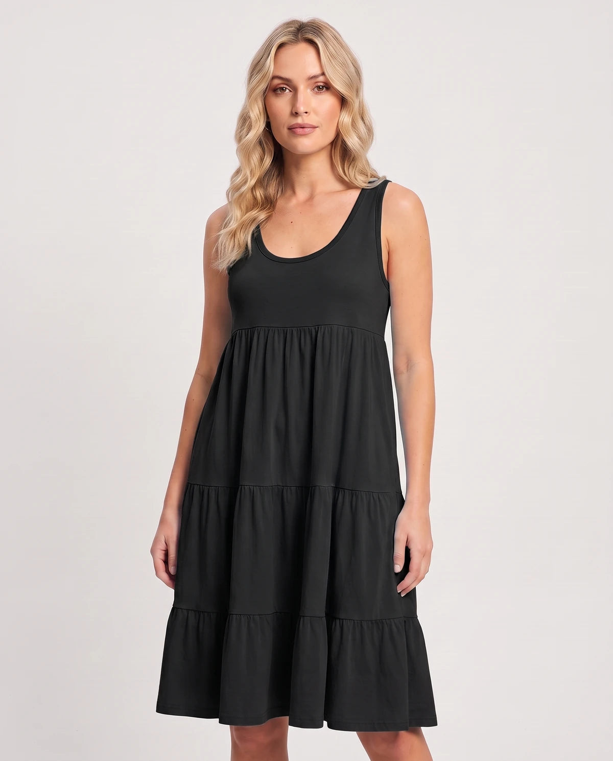 Amarante10 Midi Dresses — 8806-Black