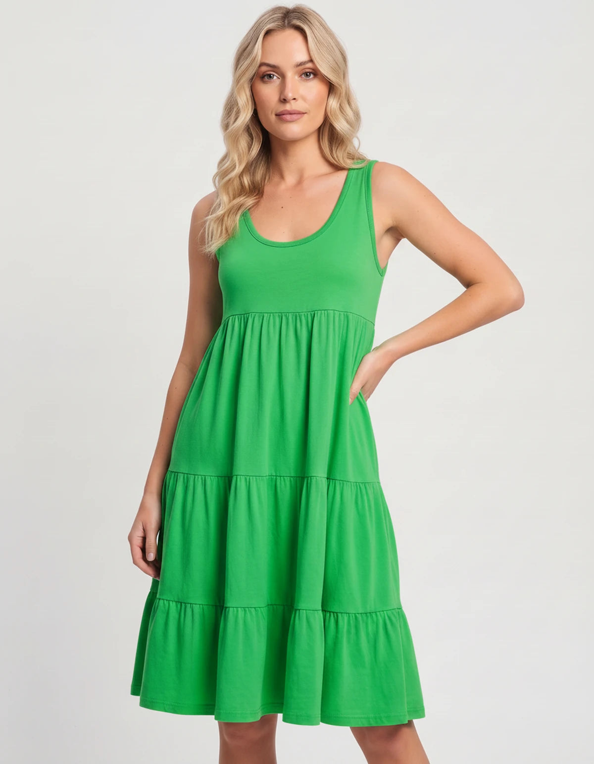 Amarante10 Midi Dresses — 8806-Green | SKU: RB-d1df1c-8806grd2-XS,RB-d1df1c-8806grd2-S,RB-d1df1c-8806grd2-M,RB-d1df1c-8806grd2-L,RB-d1df1c-8806grd2-XL,RB-d1df1c-8806grd2-2XL