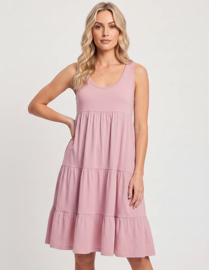 Amarante10 Midi Dresses — 8806-Pink | SKU: RB-d1df1c-8806pink-XS,RB-d1df1c-8806pink-S,RB-d1df1c-8806pink-M,RB-d1df1c-8806pink-L,RB-d1df1c-8806pink-XL,RB-d1df1c-8806pink-2XL