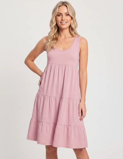 Amarante10 Midi Dresses — 8806-Pink | SKU: RB-d1df1c-8806pink-XS,RB-d1df1c-8806pink-S,RB-d1df1c-8806pink-M,RB-d1df1c-8806pink-L,RB-d1df1c-8806pink-XL,RB-d1df1c-8806pink-2XL